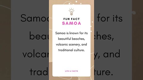 Fun Facts Samoa