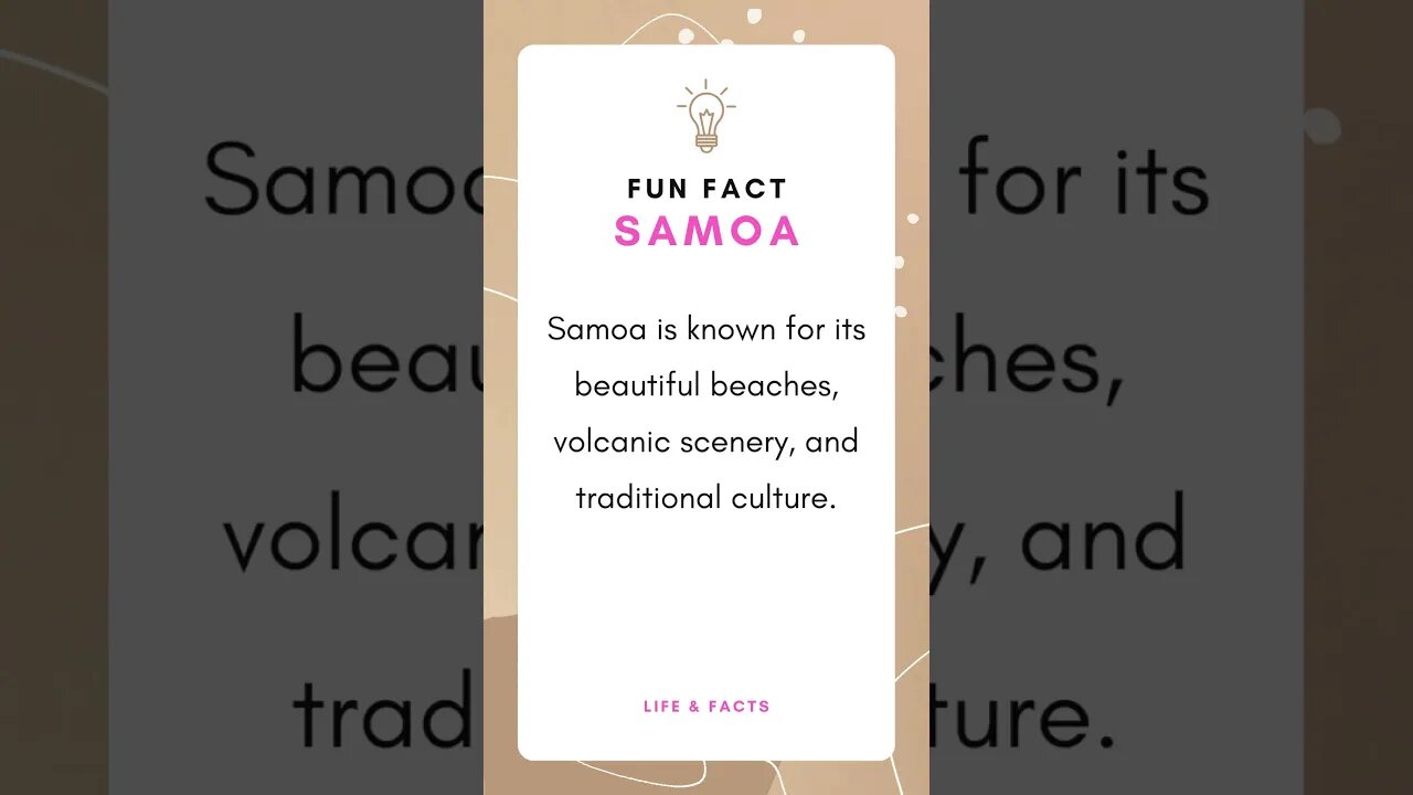 Fun Facts Samoa