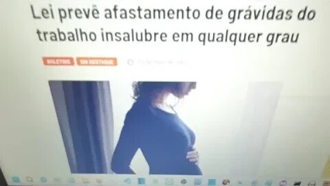 Lei Prevê Afastamento De Grávidas Do Trabalho 😭💸💸💸