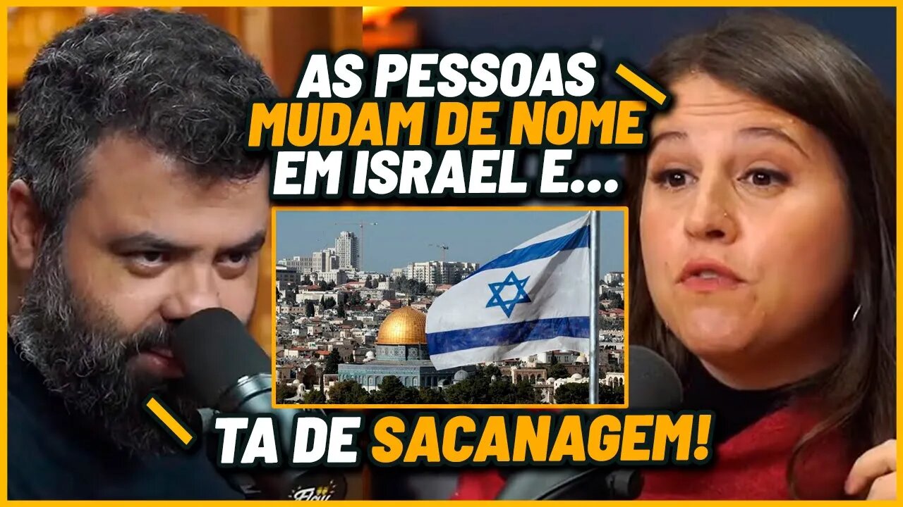 CURIOSIDADE SOBRE ISRAEL QUE VOCÊ NÃO SABIA (ALINE EM ISRAEL)| React Podcast Pro