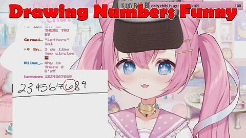 @chibidoki Drawing Numbers Funny #vtuber #clips