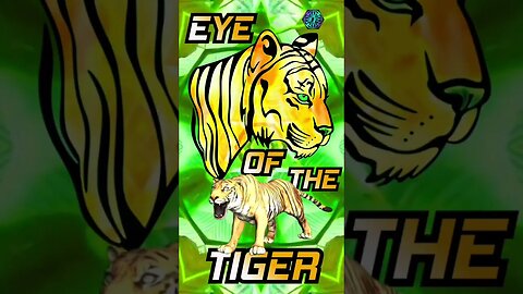 🎨🎶🎥🐯eye of the tiger animation art #animation #survivor #nftarttalk