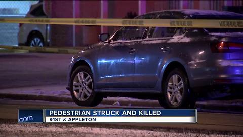 64-year-old man dies after being struck by vehicle near 91st and Appleton in Milwaukee