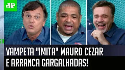 "É PÍFIO, PATÉTICO E UMA M%RD@!" Vampeta "IMITA" Mauro Cezar e ARRANCA GARGALHADAS!