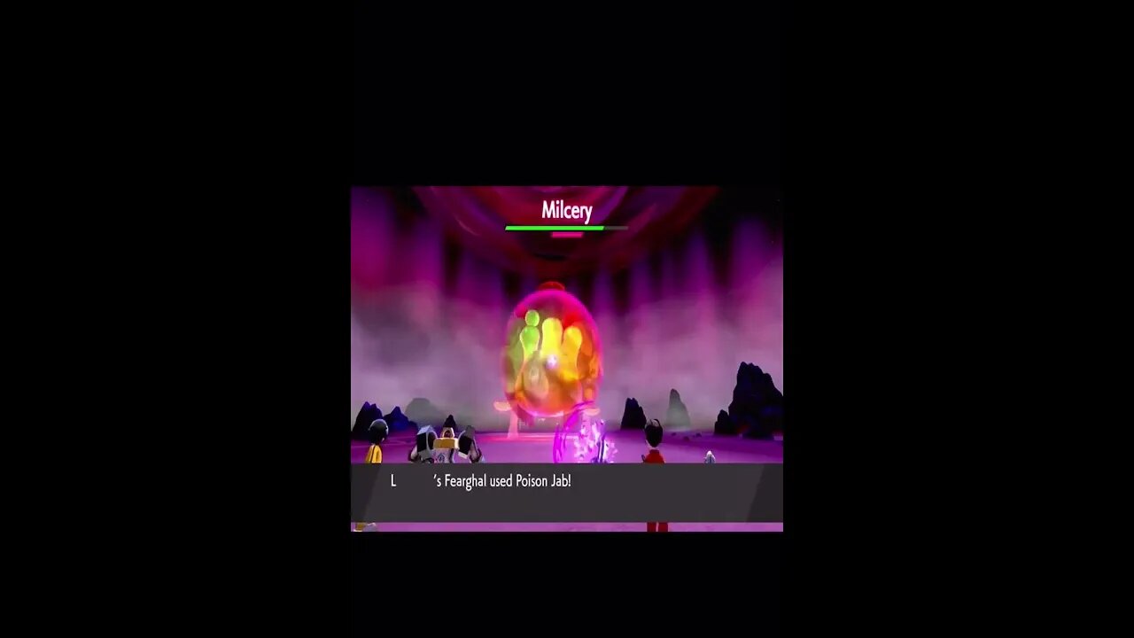 Pokémon Sword - Shiny Toxtricity Used Poison Jab!