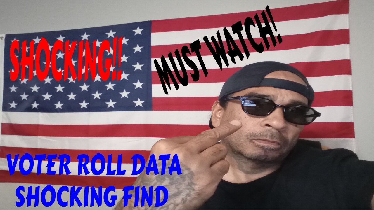 BREAKING VOTER ROLL DATA SHOCKING FIND MUST WATCH!