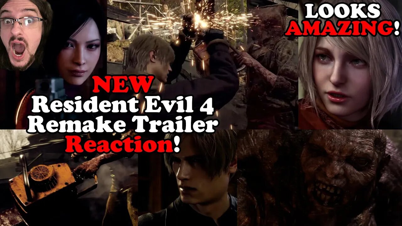 NEW Resident Evil 4 Remake TRAILER Reaction! Resident Evil Showcase! Village DLC and RE:Verse!