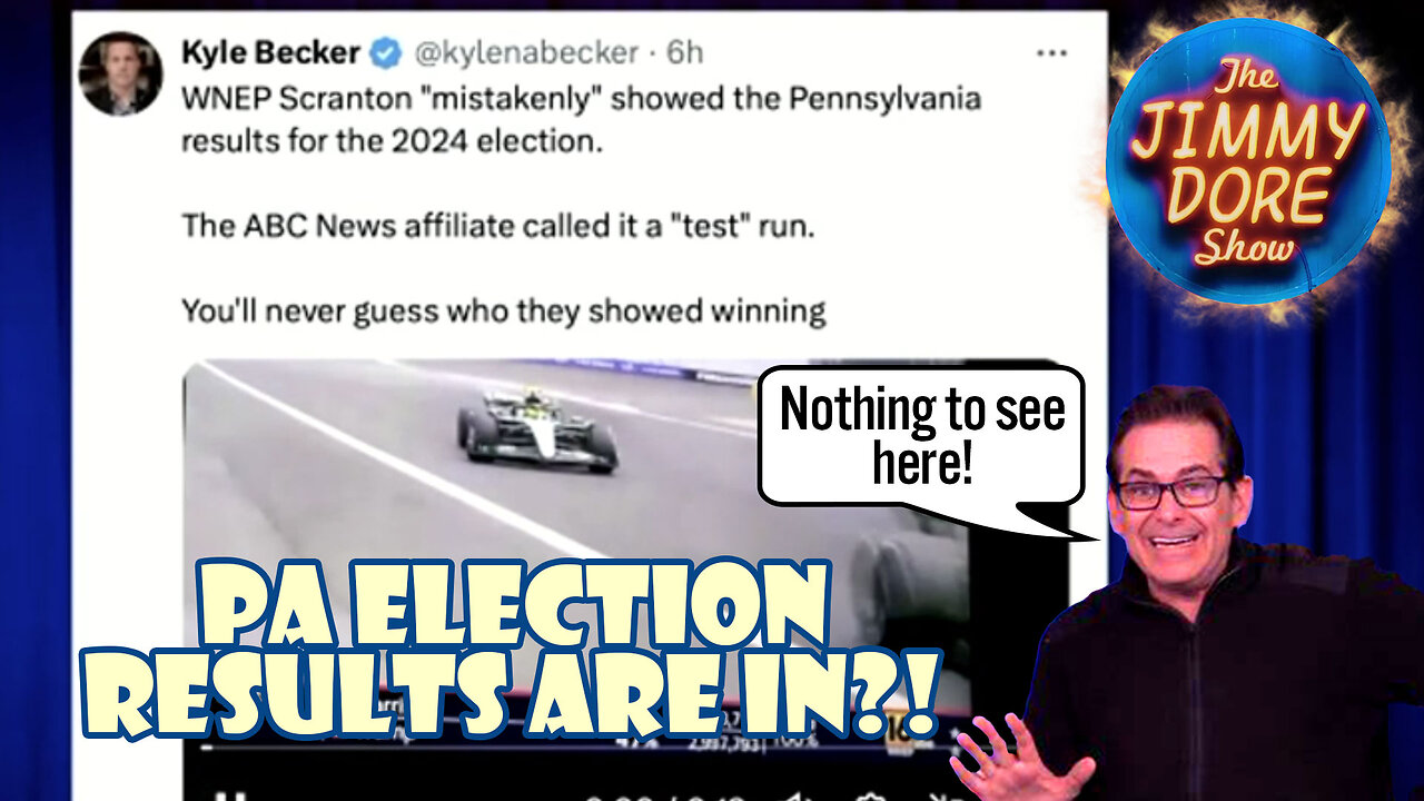 WPEN Scranton shows Pennsylvania early election results?⨳Trump county closes voting early!▮Jimmy Dore RUMBLE TIME