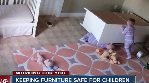 Keeping furniture safe for children