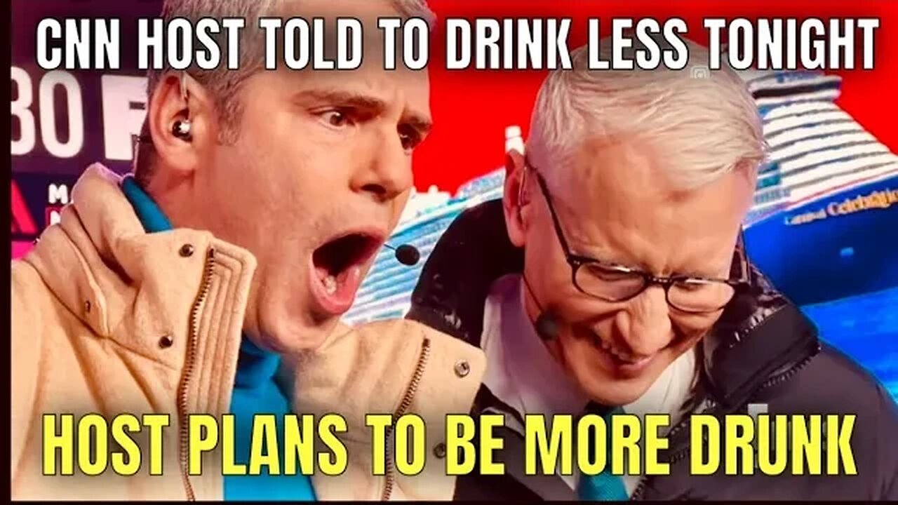 CNN Host says NO to Scaling Back Alcohol on New Years Eve this year!