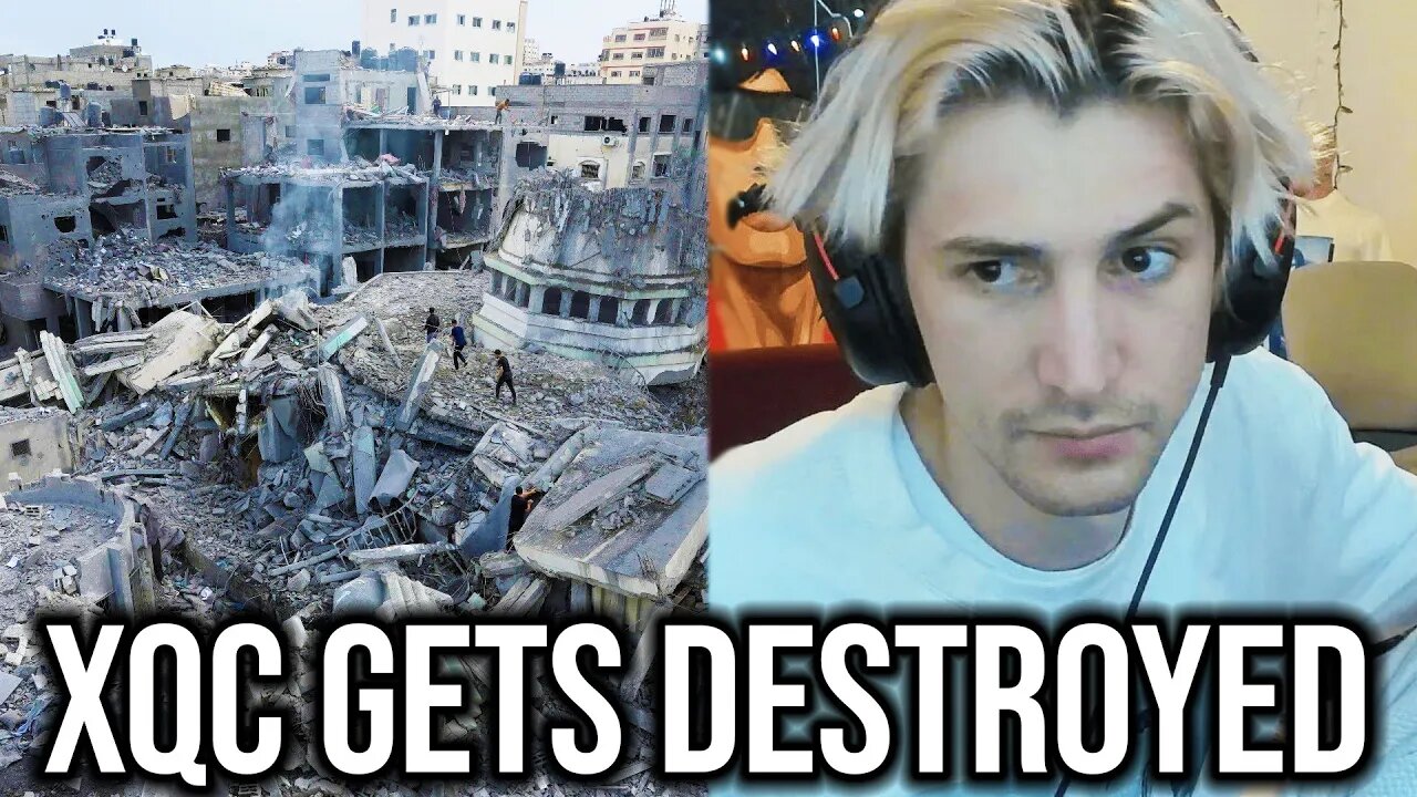 xQc Gets DESTROYED For Awful Israel/Palestine Reaction...