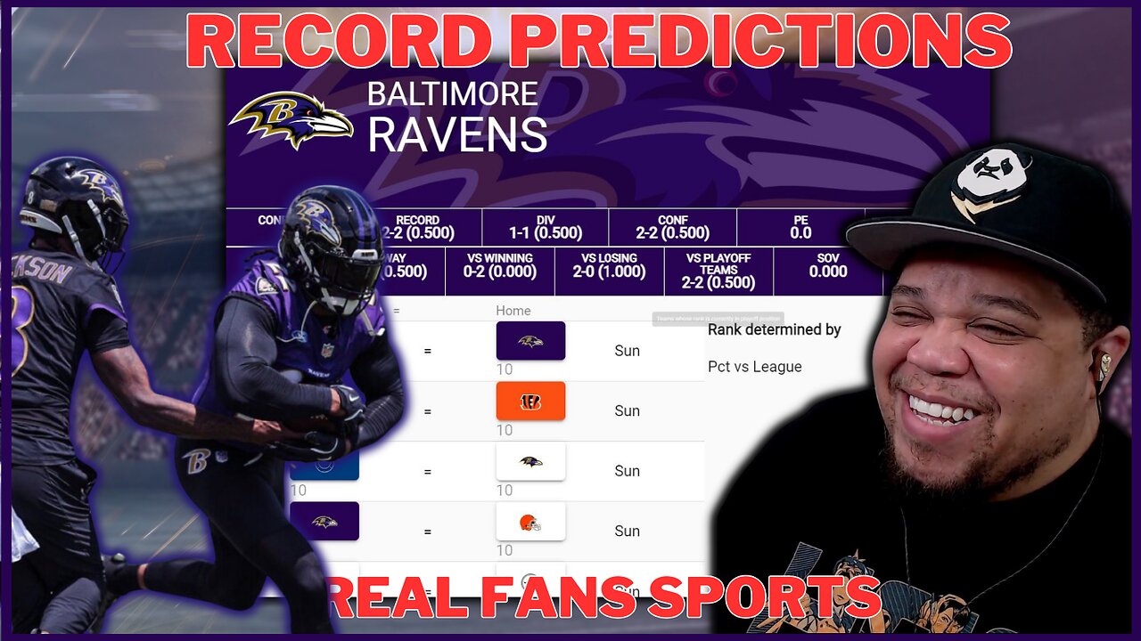 BALTIMORE RAVENS || 2024-2025 NFL SEASON PREDICTIONS | GAME BY GAME || REAL FANS SPORTS