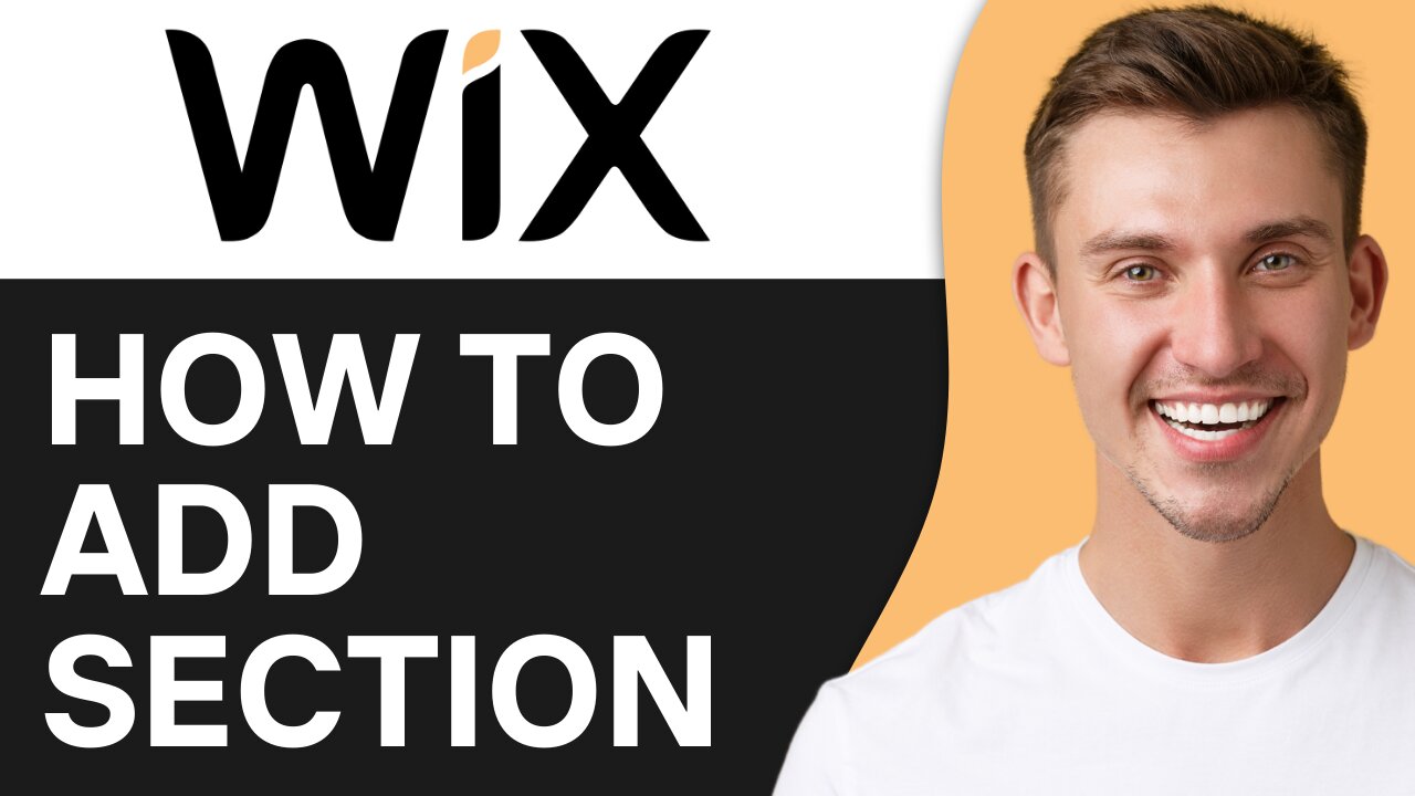 HOW TO ADD SECTION IN WIX EDITOR