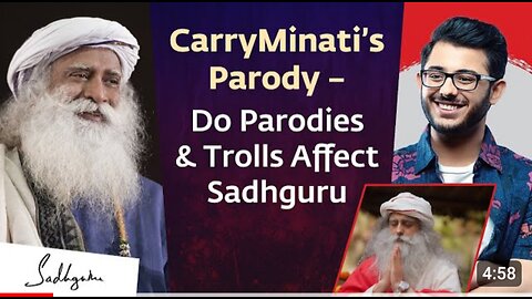 CarryMinati’s Troll Sadhguru Fucking Old man!