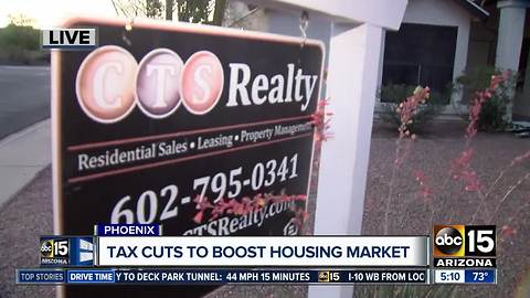 Tax cuts expected to boost housing market