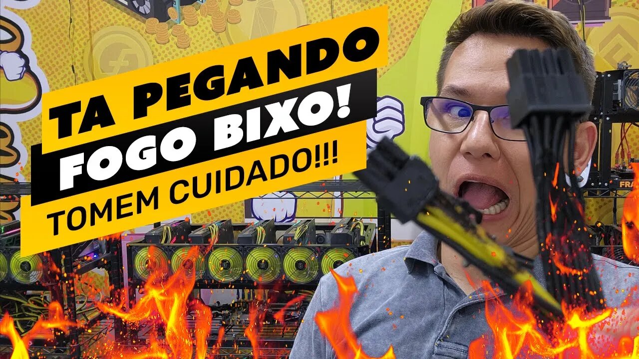 ⛏️💥 CABOS DE FONTES DERRETERAM - FIQUEM ATENTOS AOS SINAIS DE SUAS RIGS