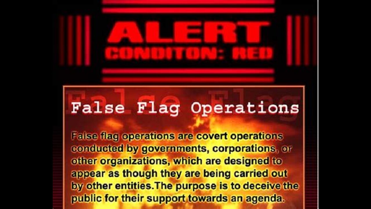FALSE FLAGS INCOMING !!!!