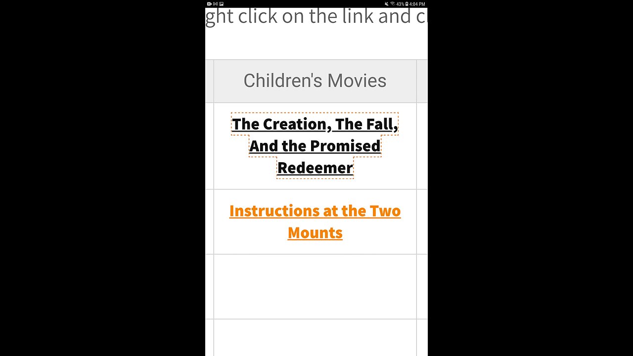 NEW DOWNLOADS! - HalleluYah Scriptures Full Children's Movies + Full Torah Audio Zip + Lots More!