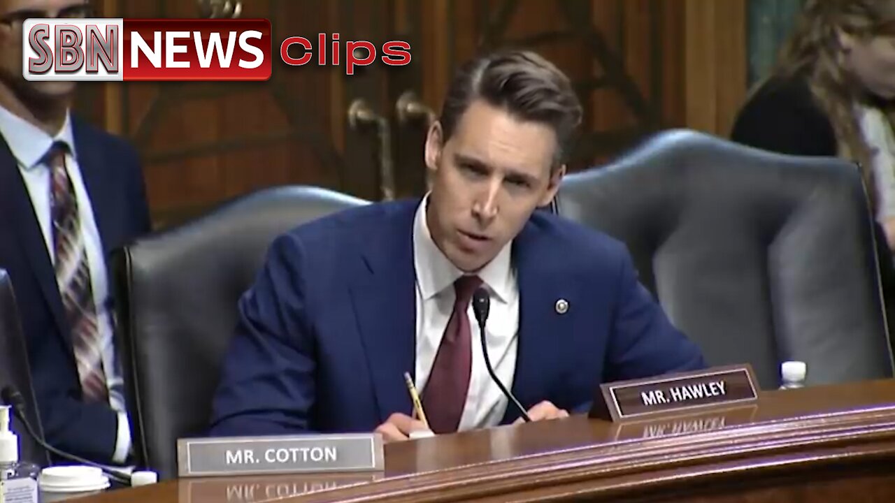 Frankly, I Think That's Crazy': Josh Hawley Shocked by Decision of Biden Judicial Nominee - 3674