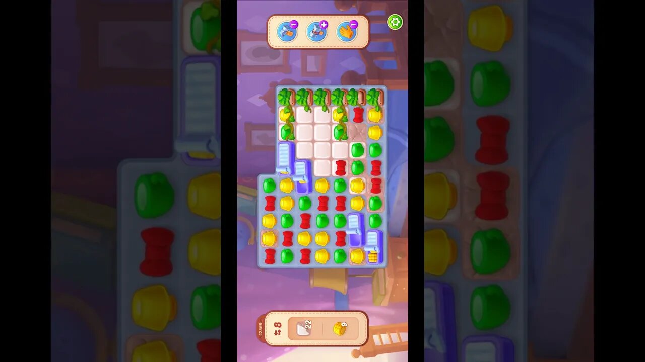 Shorts Playrix Homescapes Gameplay Walkthrough Level 12569-010