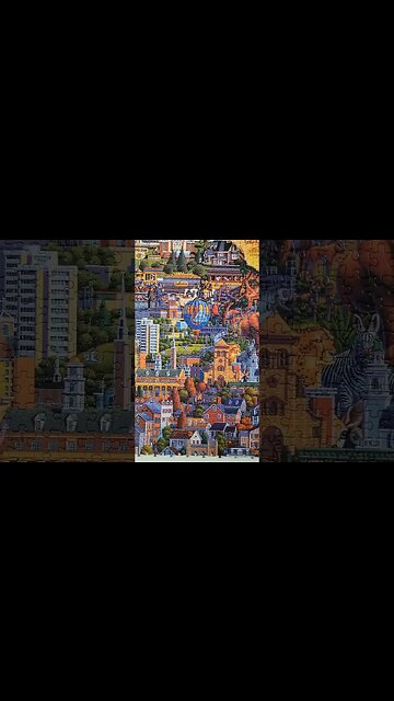 60,000 Piece What a Wonderful World Jigsaw Puzzle Day 40! #shorts #puzzles #jigsawpuzzles #puzzle