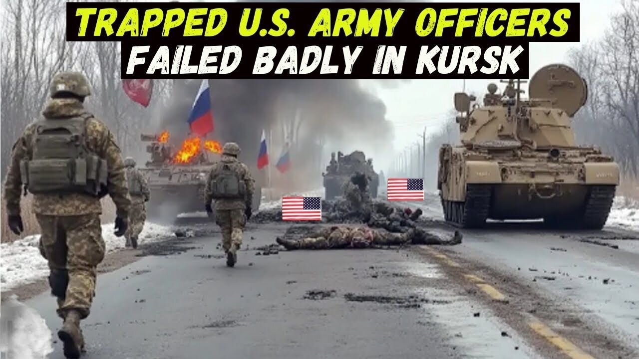 BREAKING: U.S. Army Officers Made a Desperate Attempt To Break Out of The Encirclement in KURSK