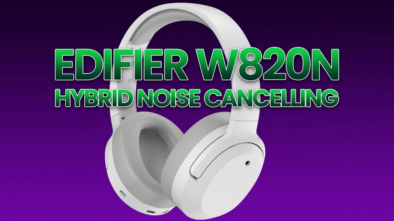 EDIFIER W820N Hybrid Active Noise Cancelling Wireless Headphones