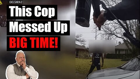 Cop Messes Up BIG TIME when Shooting Subject Armed with Knife!