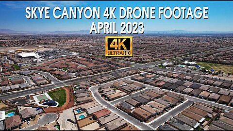 Skye Canyon April 2023 4K Drone Footage