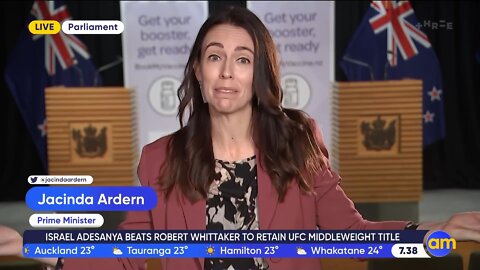 JACINDA ARDURN NOT HAPPY AS REALITY DAWNS. 13th Feb 2022