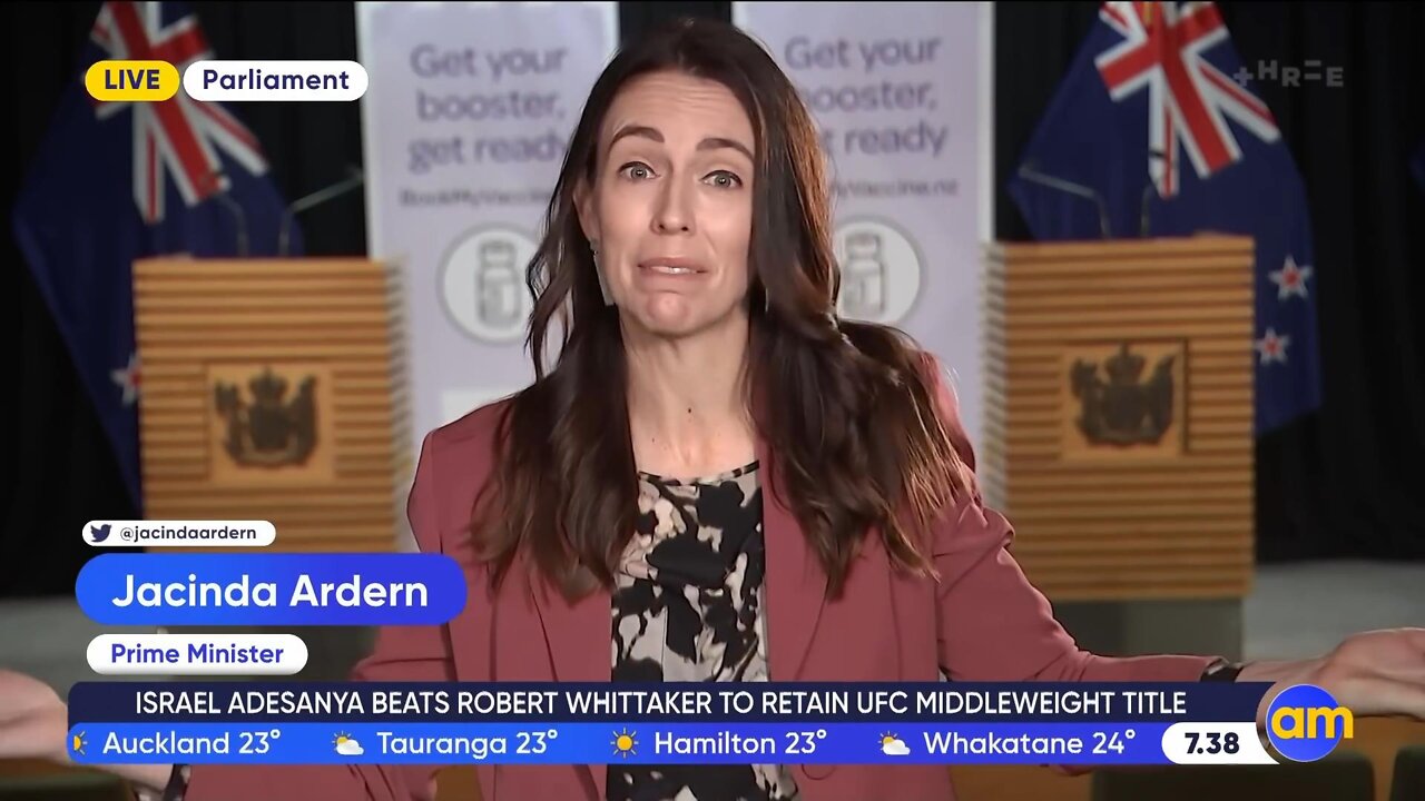JACINDA ARDURN NOT HAPPY AS REALITY DAWNS. 13th Feb 2022
