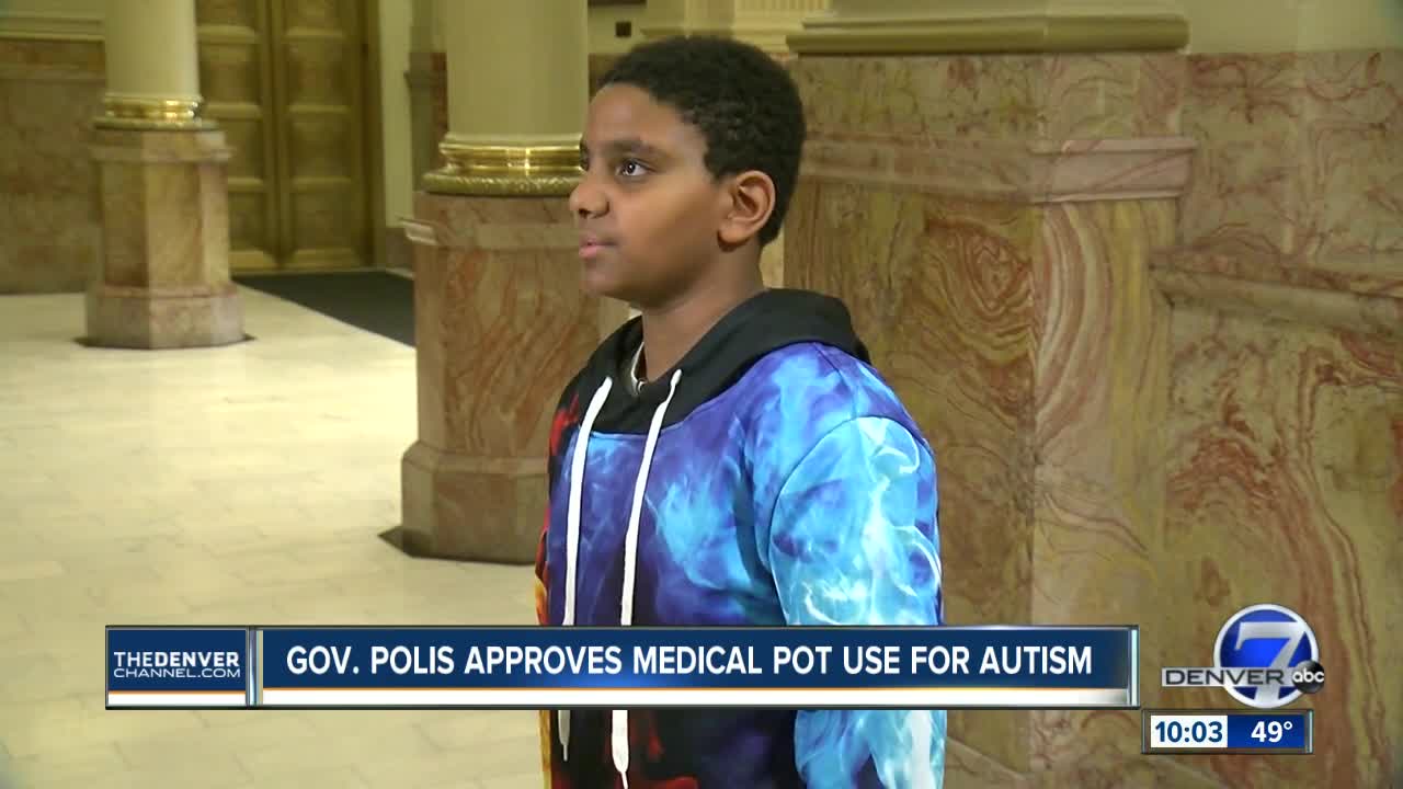 Governor signs bill allowing medical marijuana to be used for autism