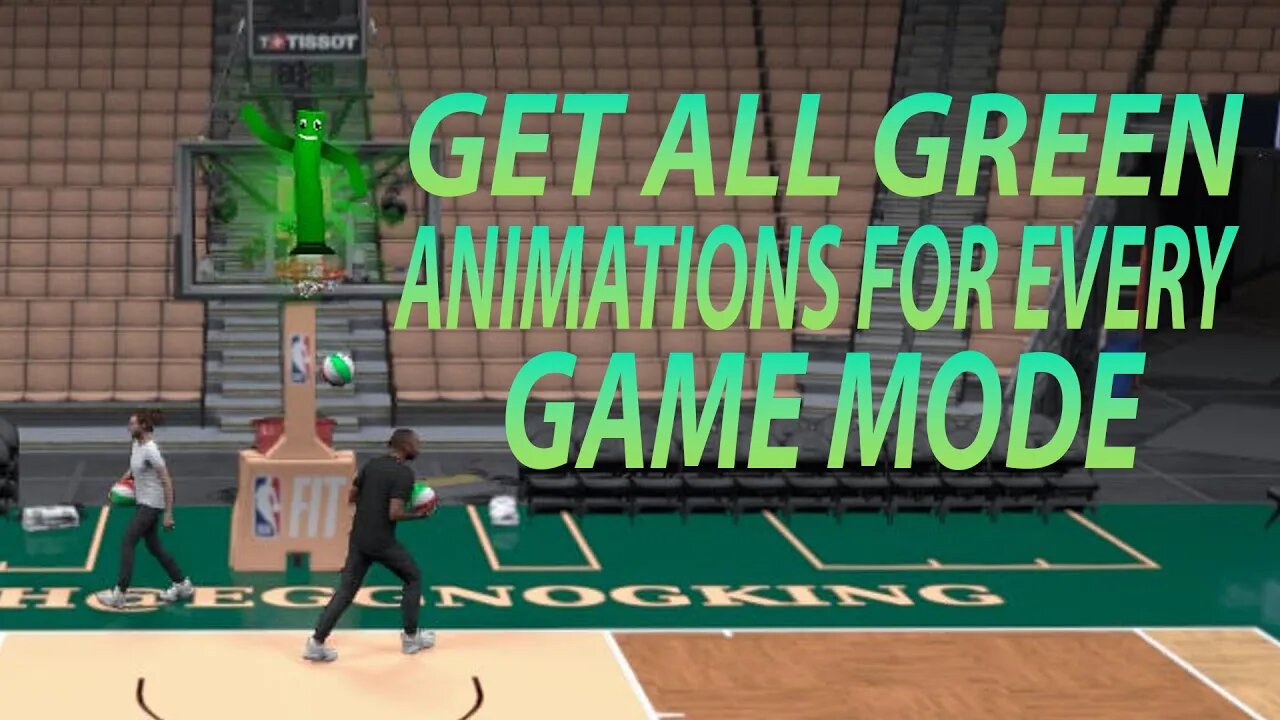 GET ALL GREEN ANIMATIONS FOR FREE IN NBA 2K24