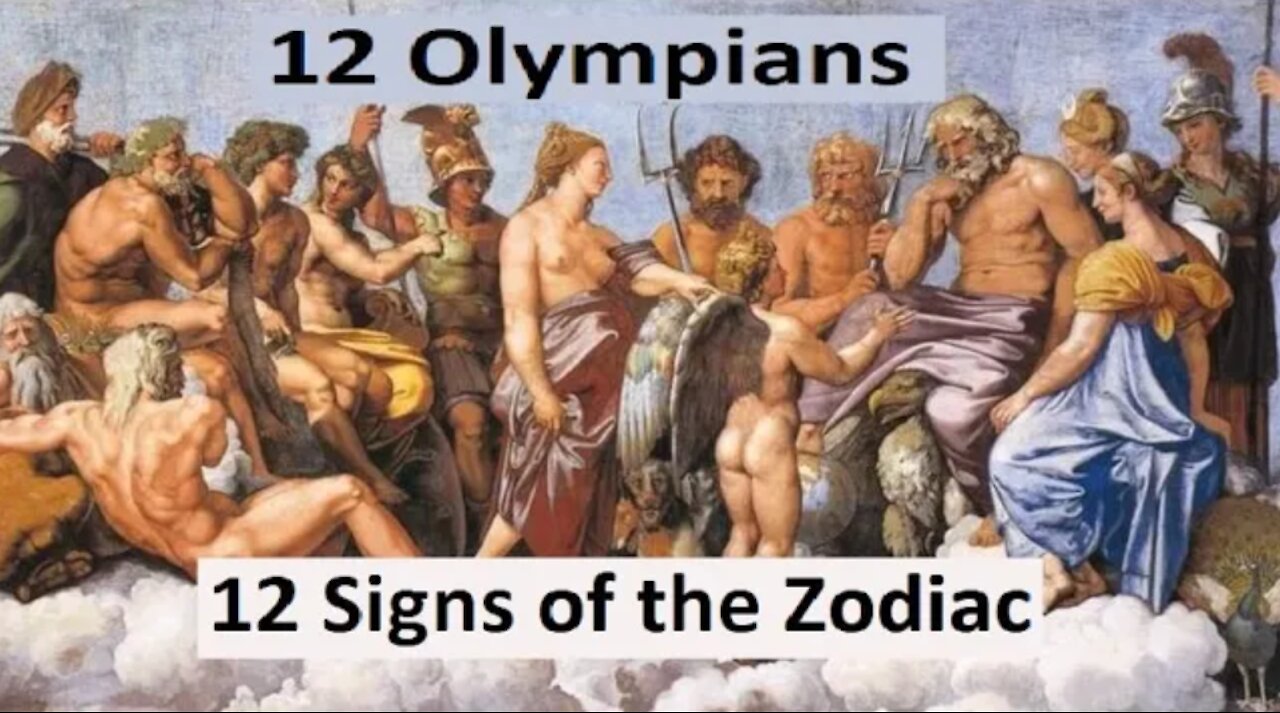 12 Olympians & 12 Signs of the Zodiac.