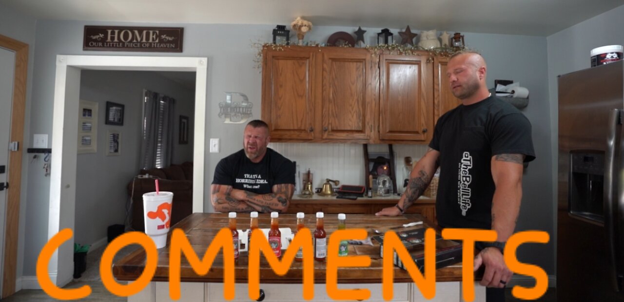 The Pepper Sauce Challenge!!! COMMENTS!!!