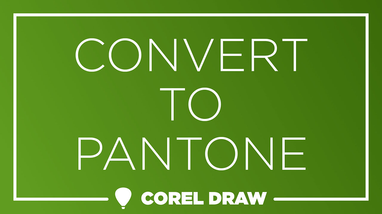 Quick Tip: CorelDraw - Convert To Pantone