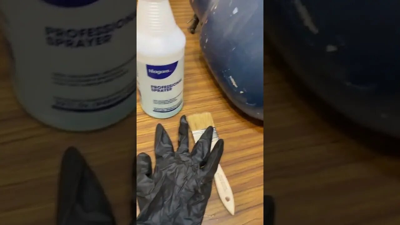 Motorcycle Gas Tank Wash Prep