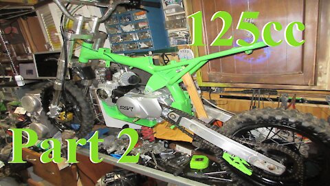 Part 2 Pit Bike 125cc Mini Bike SSR CT70 Clone