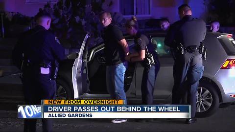 Passed-out driver on roadway wakes up, leads police on pursuit