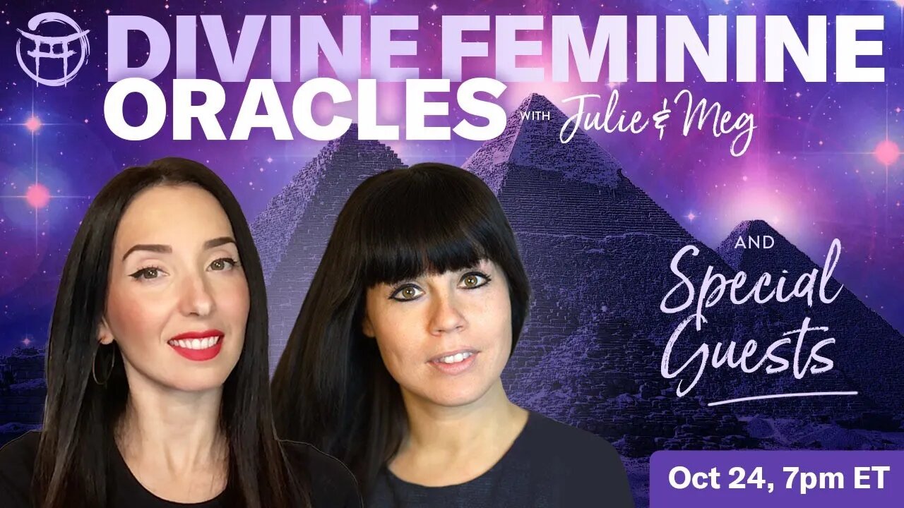 🔴LIVESTREAM: DIVINE FEMININE ORACLES with Julie, Meg & Kristen
