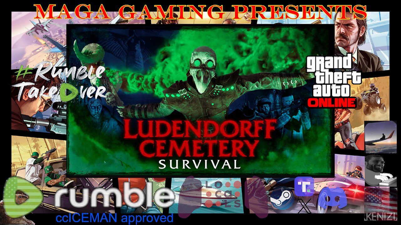 Rockstar GTAO Newswire, then some GTAO Ludendorff Cemetery Survival Week: Thursday w/ GamingChad and Takumi