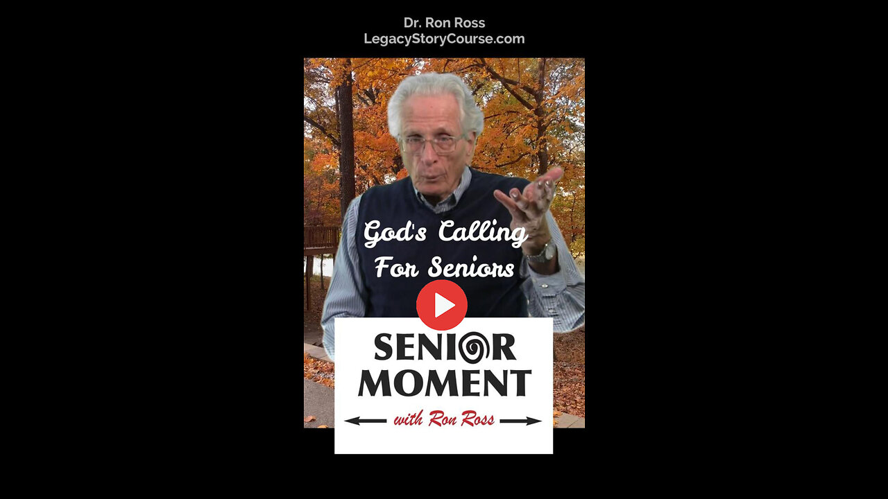 God's Calling for Seniors