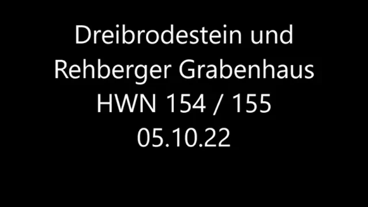 Dreibrodestein und Rehberger Grabenhaus HWN 154 und 155