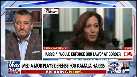 Sen Ted Cruz: CNN Is A Wholly Owned Subsidiary Of The DNC, Pushes Kamala Harris's Agenda