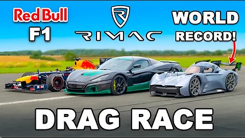 F1 car vs worlds Fastest hypercars | drag race