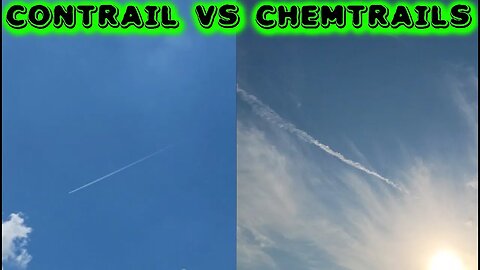 Contrails VS Stratospheric Aerosol Injection AKA Chemtrails