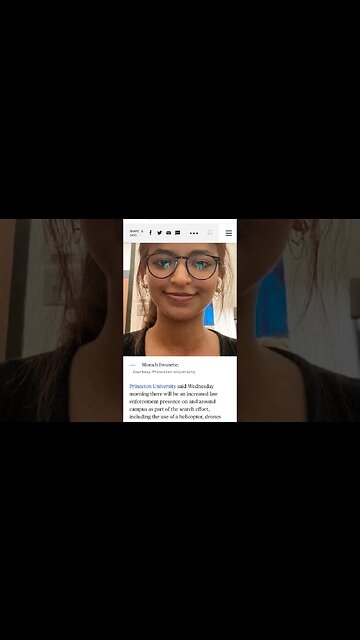 Search is underway for a missing Princeton student #misrachewunetie #truecrime #missingperson