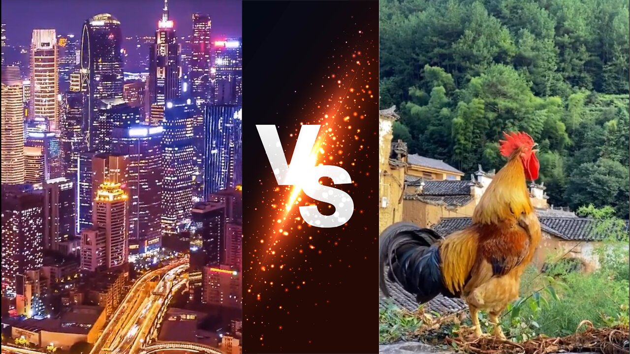 The beauty of the city vs the beauty of the countryside, where do you want to live?