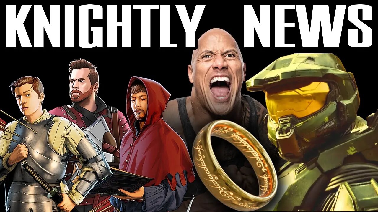 The ROCK Cancelled, Halo TV Show and Amazon LOTR Posters Revealed | KNIGHTLY NEWS