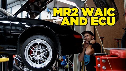 MR2 takes Miss Daisy parts (Water to air Intercooler Install)